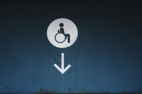 毕尔巴鄂市街头轮椅交通信号图片