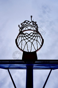 西班牙毕尔巴鄂市Bilbao街道篮球环西班牙背景图片