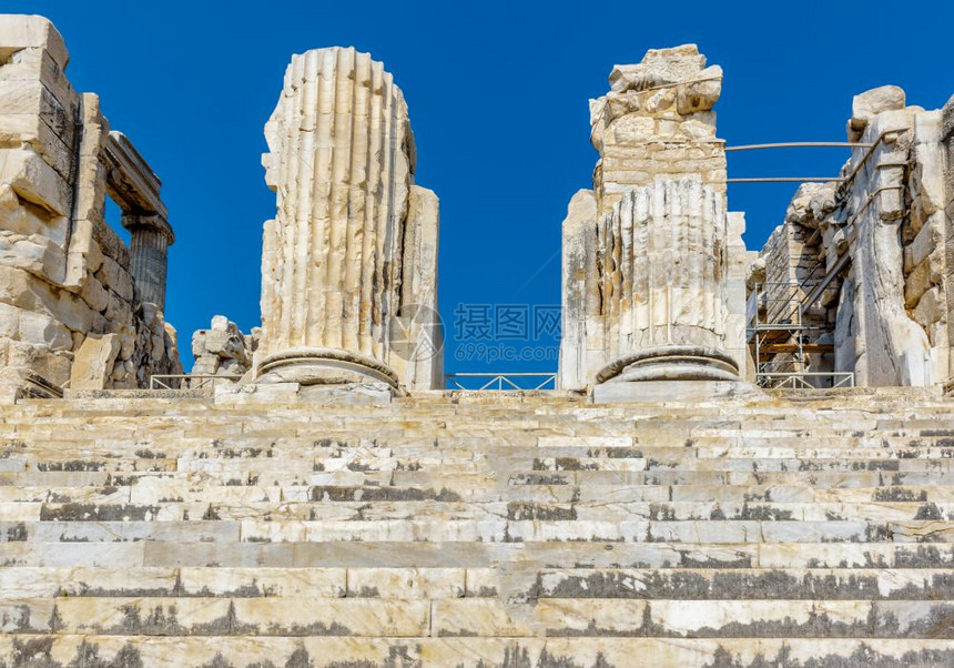 土耳其艾登省迪姆亚马的考古区阿波罗寺的大提琴Aydin土耳其欧洲土耳其艾登省迪姆马的阿波罗寺图片