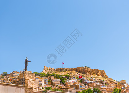 2018年6月7日土耳其马尔丁的老城和的城堡高清图片