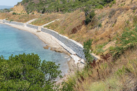 澳新军团ANZAC湾第一次世界大战地点ANZACs降落在土耳其卡纳莱的加利波半岛上背景