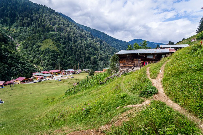 土耳其Rize的Ayder高原景观Ayder谷是夏季旅游的热门目地图片