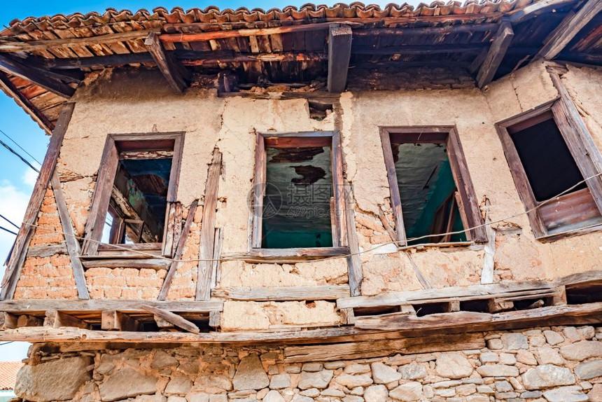 库马利基齐克村的历史房屋景象这是土耳其布尔萨旅游者和当地人最受欢迎的目地图片