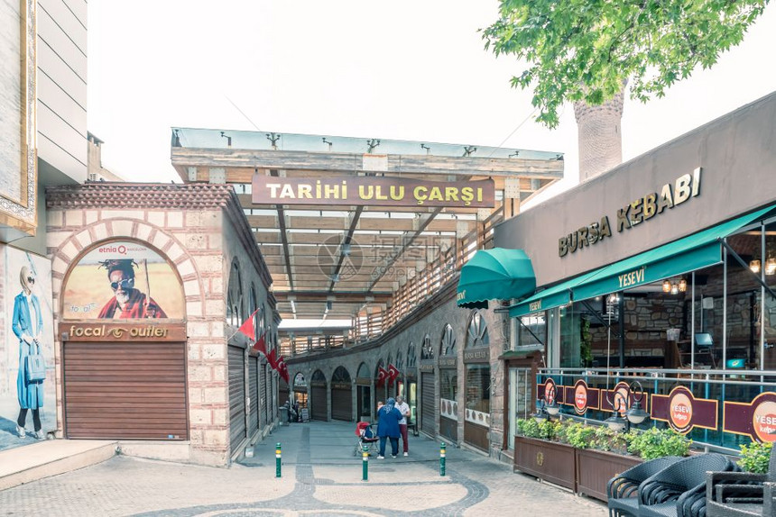 2018年5月日土耳其布尔萨TarihiUluCarsi土耳其布尔萨历史大集市图片