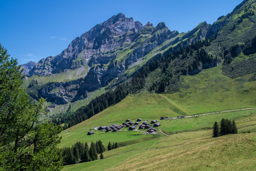 瑞士阿尔卑斯山景观图片