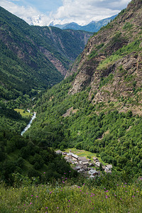 富维耶山维耶斯大帕拉迪斯公园valdrsquo意大利奥斯特背景