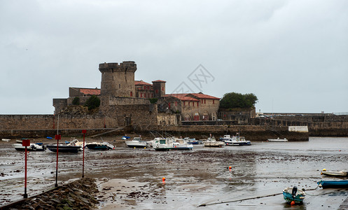 法国索科阿港和Socoa堡垒图片