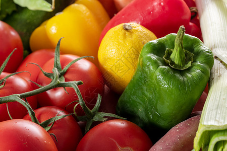 季节蔬菜西红柿辣椒和其他图片