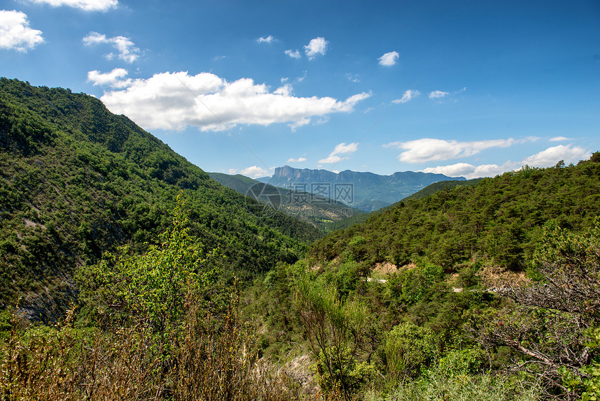 法国德罗美山的地景观图片