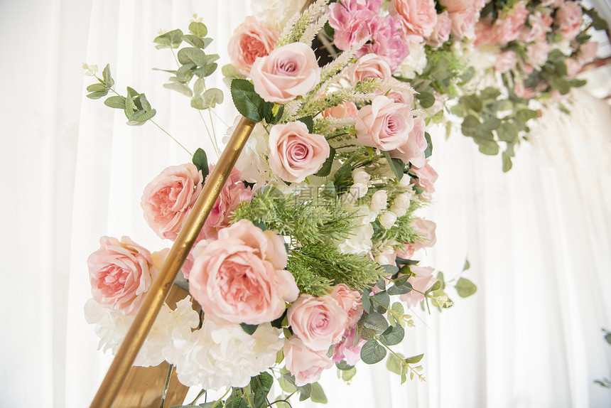 美丽的婚花背景图片