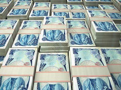日本京都清水寺日元本官方货币金融背景日本货币设计图片