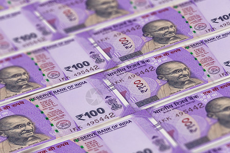 印度货币卢比钞票特辑照片新德里设计图片