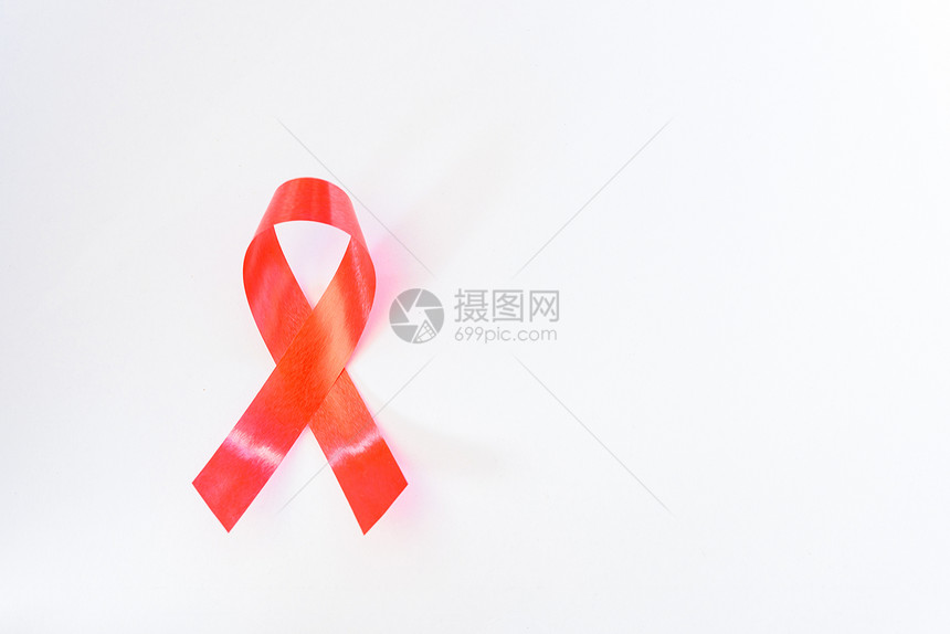 红丝带支持艾滋白背景的艾滋病和复制使用空间图片