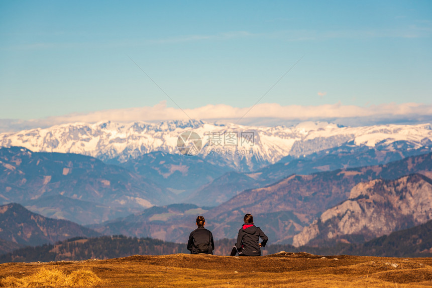 20年3月1日奥地利圣拉代根德格拉茨Schockl山景格拉茨施蒂里亚旅游景点奥地利山顶旅游景点格拉茨施蒂里亚Schockl山景点图片