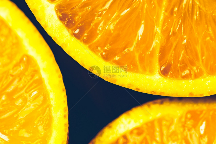 橙色宏观背景关闭半切水果以彼此相邻的模式关闭橙色背景关闭半切水果图片