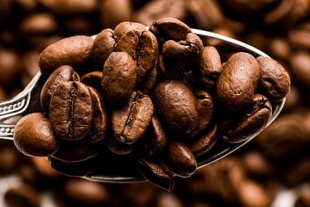 哥伦比亚咖啡豆咖啡豆背景