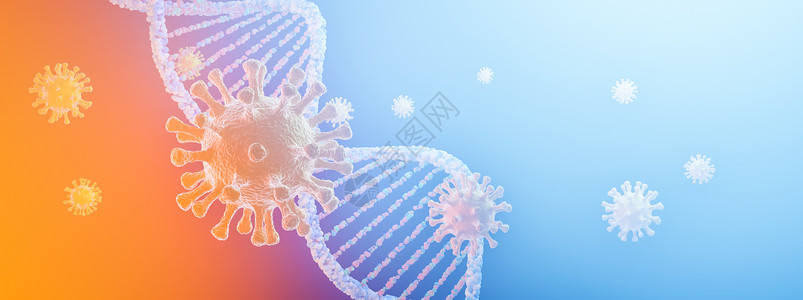 抗生素危害FluCOVID19细胞概念的图像新冠新冠流感横幅背景3D制成的大流行病医疗危机疾细胞CoviD19细胞概念的图像新冠新冠流感横背景