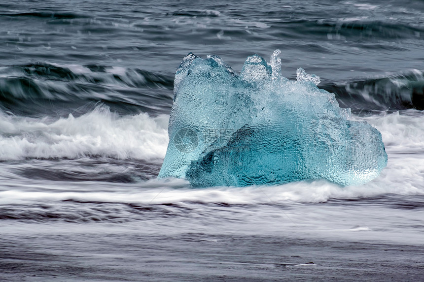 Jokulsarlon海滩景观图片