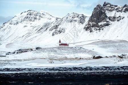 冰岛维克教堂的观感图片
