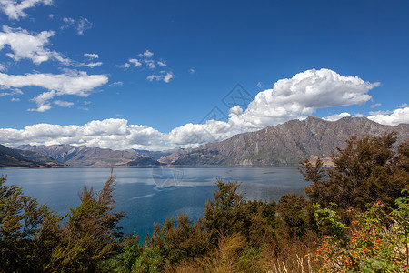 新西兰Hawea湖景象图片