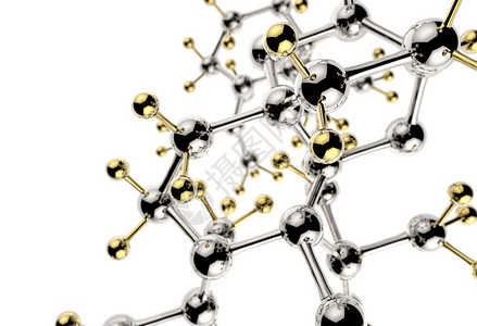 3d红色绿蓝颜的分子图片