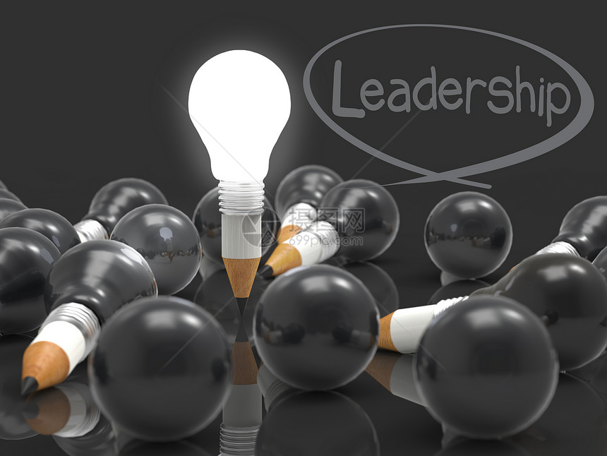 创意和领导力概念图片