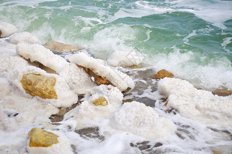 盐沉积物以色列死海盐天然矿物形成背景