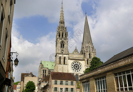 著名图示中圣母教堂法国高清图片
