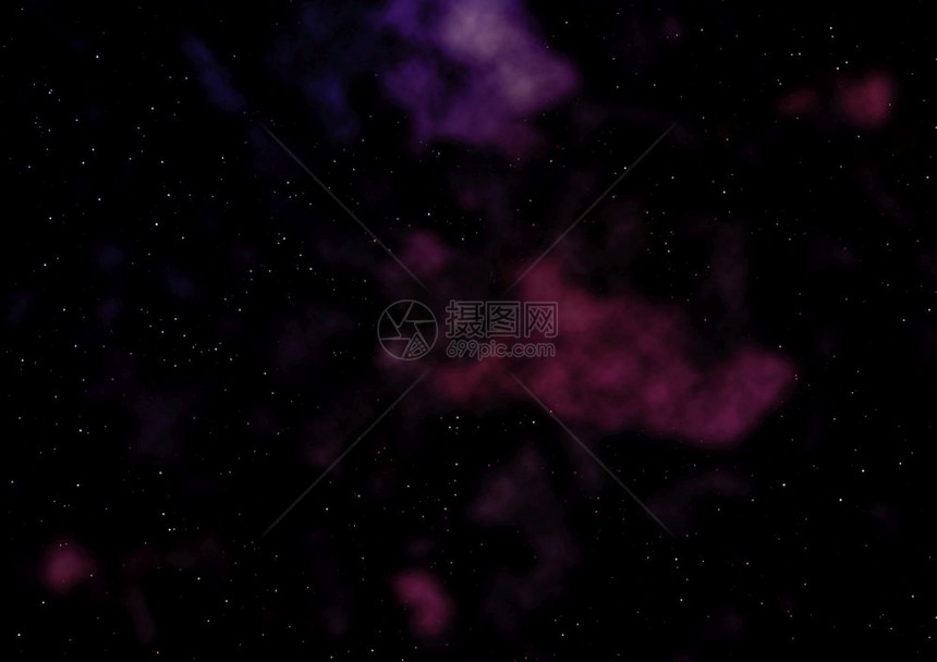 远在射向星云和恒场对空间由美国航天局提供的图像元素无限星场的一小部分图片