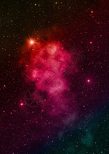 由远及近远在射向星云和恒场对空间的照射中由NASA3D图像提供的元素远在射向星云和恒场的照射中映背景