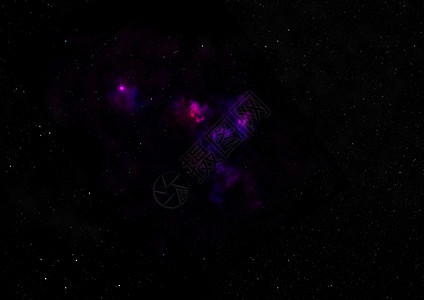 远在射向星云和恒场对空间由美国航天局提供的图像元素无限星场的一小部分背景图片