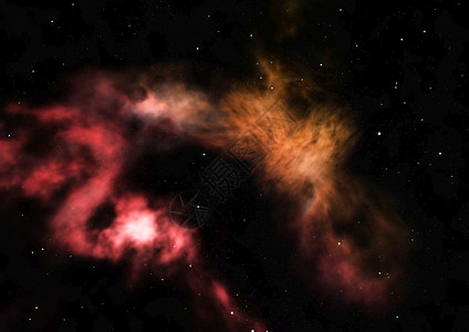 远在射向星云和恒场对空间的照射中由NASA3D图像提供的元素远在射向星云和恒场的照射中映背景图片