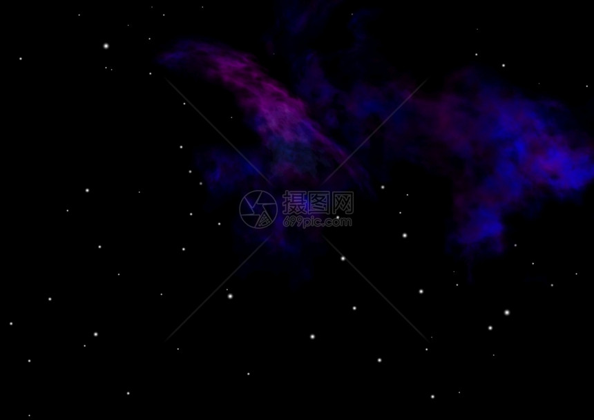 恒星场和遥远的冰冷空间星云由美国航天局提供的图像元素恒星场和遥远的冰冷空间星云图片