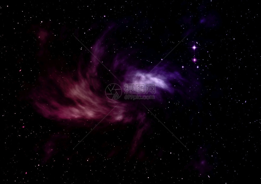 远在射向太空的星云和恒场由NASA提供的图像元素3D映射正在出星云和恒场映射图片
