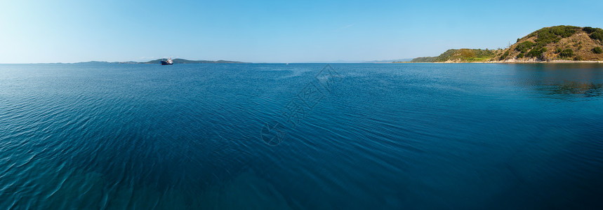 Athos半岛海岸希腊哈基迪的景色图片
