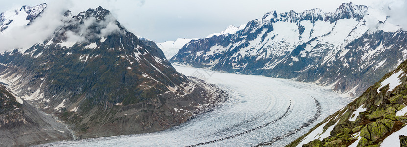 贡多戈罗冰川瑞士人风景高清图片