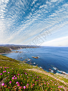 西班牙库迪列罗阿斯图里亚海岸比迪奥角风景高清图片