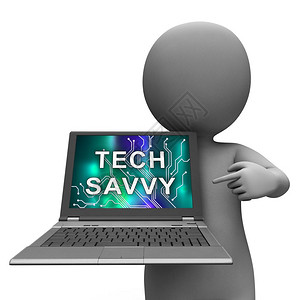 TechSavvy数字计算机专家3d投标手段高科技智能专业术家图片