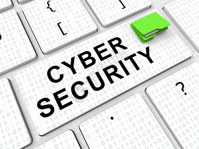 网络安全商业经理3d计算机网络和防范攻击管理背景图片
