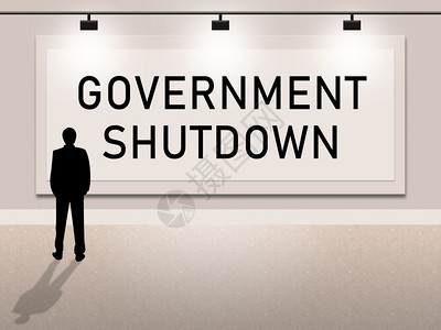 政府关闭通知意味着美国关闭参议院或总统关闭华盛顿州美国图片