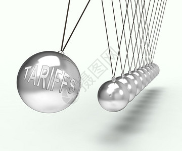 作为关税和惩罚的贸易关税Usa金融经济贸易税3d说明图片