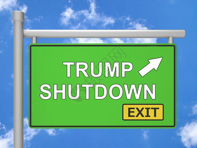 华盛顿2019年月TrumpShutdownExportExcuses美国政府结束对长期治僵局的封锁参议院和国会Standsti背景图片