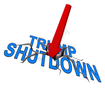 华盛顿2019年月TrumpShockdownArrow意味着美国政府结束对长期治僵局的封锁参议院和国会Standstill编辑背景图片