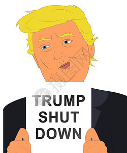 华盛顿2019年月TrumpShutdownPaper代表美国政府结束对最长期政治僵局的封锁参议院和国会Standstill编辑背景
