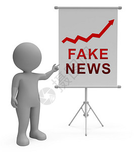 假新闻媒体图网上登峰造极和错误信息谎言在新闻和虚假事实中3d插图背景图片