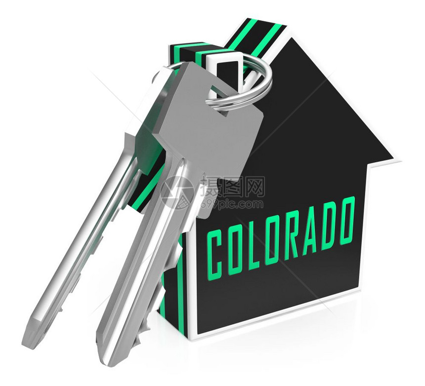 科罗拉多州房地产钥匙公司代表美国丹佛州购买财产图片