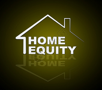 借来住房产权图标住房符号代表财产贷款或信额度与房屋借款或以公寓作为抵押3d说明设计图片