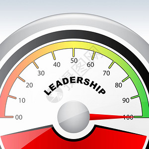 领导者Vs经理Guage演示管理Versus领导者管理专业领导和反对只监督战略3d说明背景图片