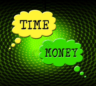 时间对货币词汇与支出对立您的财务未来和向退休者提供足够的现金3d说明设计图片