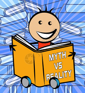 神话与现实显示虚假神话与真实生活的神话和真实生活的书图片